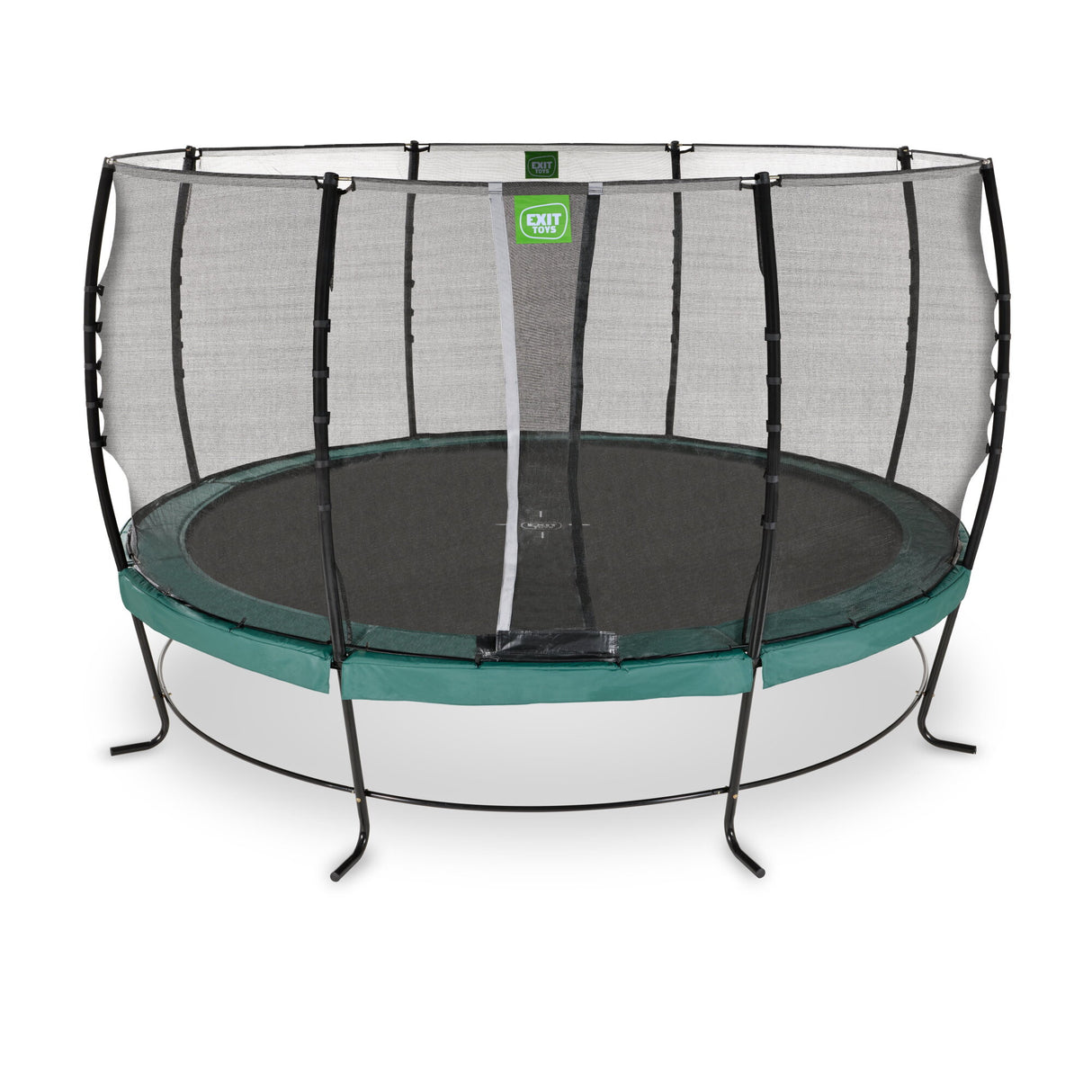 Exit Lotus Classic Round Trampoline with Safety Net - 14 Ft (Green)