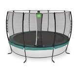 Exit Lotus Classic Round Trampoline with Safety Net - 14 Ft (Green)