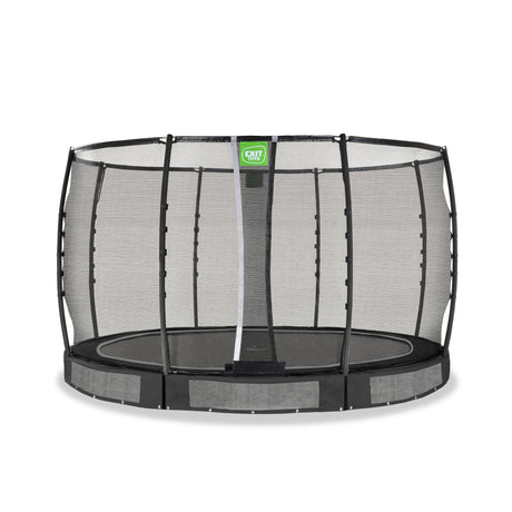 Exit Premium Ground Round Trampoline - Ø 12 Ft (Black)
