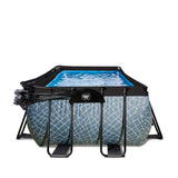 Exit Stone Pool With Cover Folded