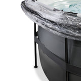 Exit Toys Black Leather Round Frame Pool