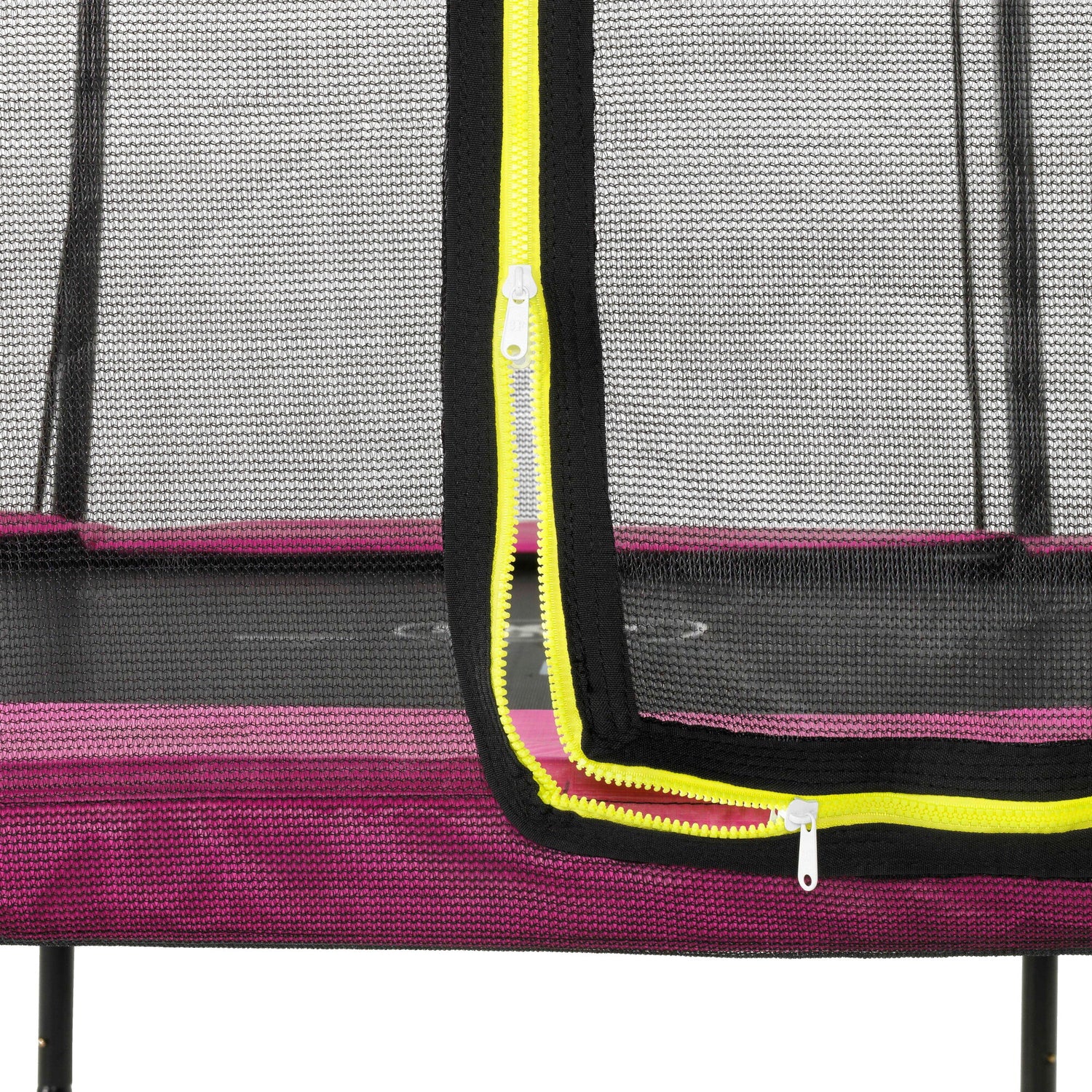 Exit Toys Pink Trampoline with Safety Net and Zipper