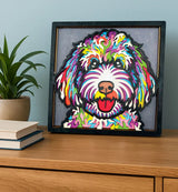 Splat Planet Wood Art Kit - Doodle Dog