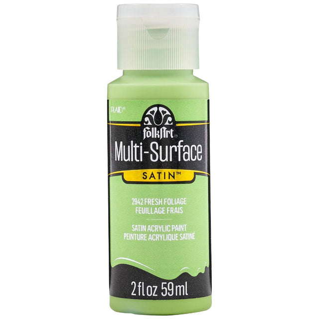 FolkArt Multi-Surface Acrylic 59ml - Fresh Foliage