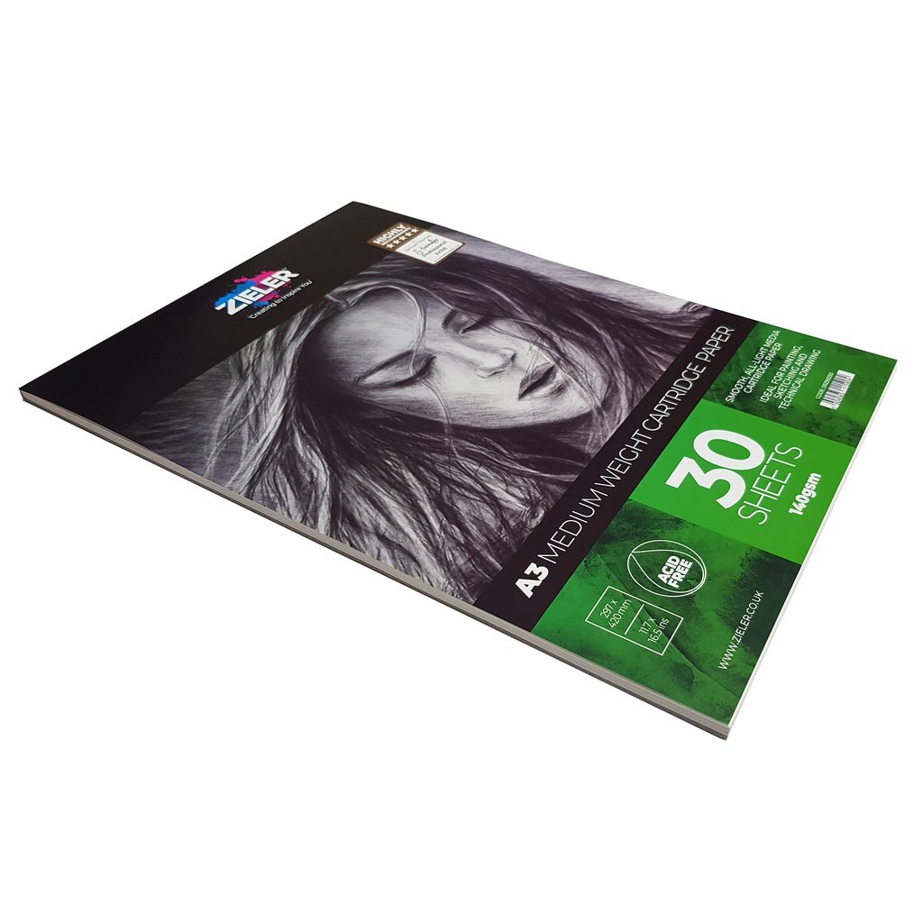 Zieler A3 Cartridge Pad (30 Sheets)