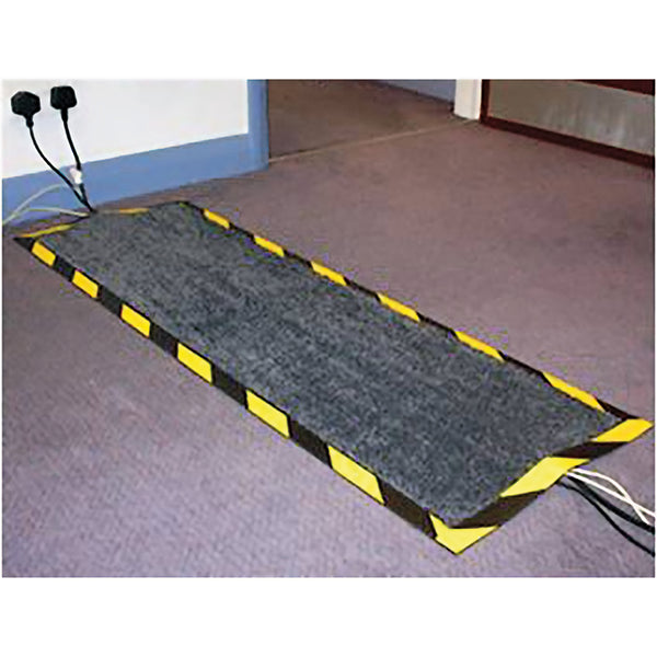 Floortex Kable Mat 400x1200mm Black FCKAB40120