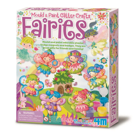 Mould & Paint Kit - Glitter Fairies