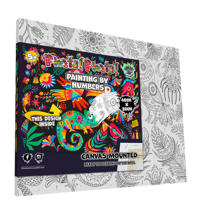 Fiesta Fiesta Paint by Numbers Splat Planet