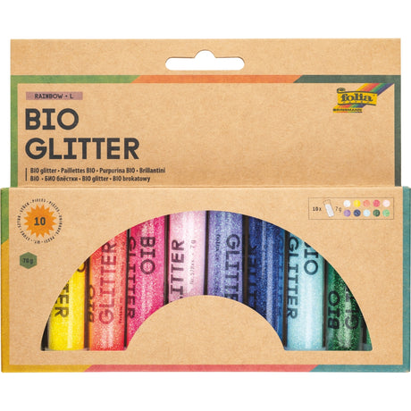 Bio Glitter Mix - Rainbow (10 Tubes)