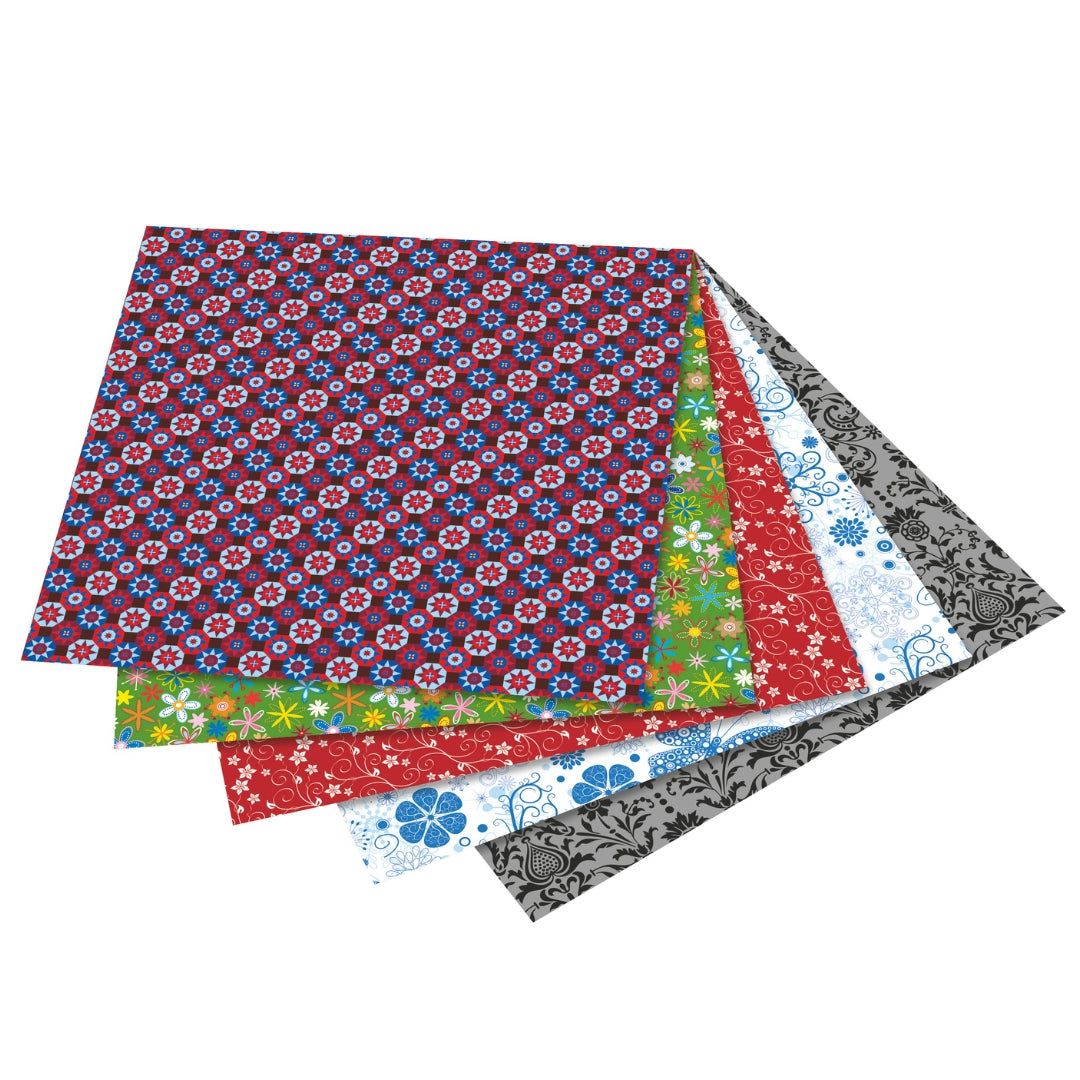 Folding Origami Paper 80gm - Ornamental (50 Sheets)