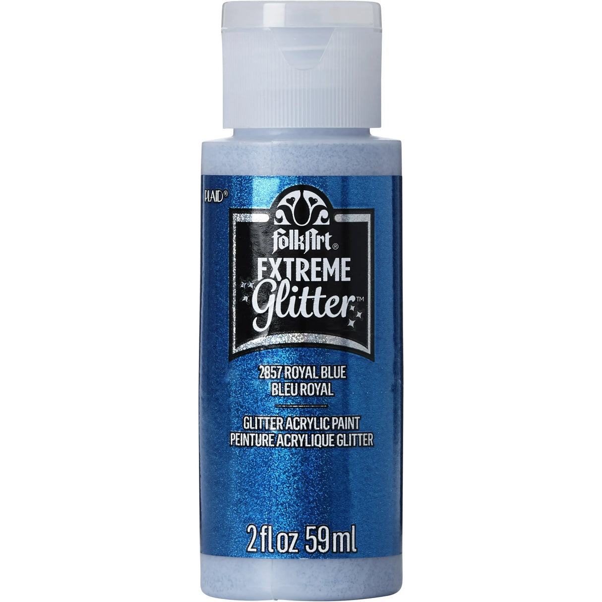 FolkArt Extreme Glitter Acrylic Paint 59ml - Royal Blue