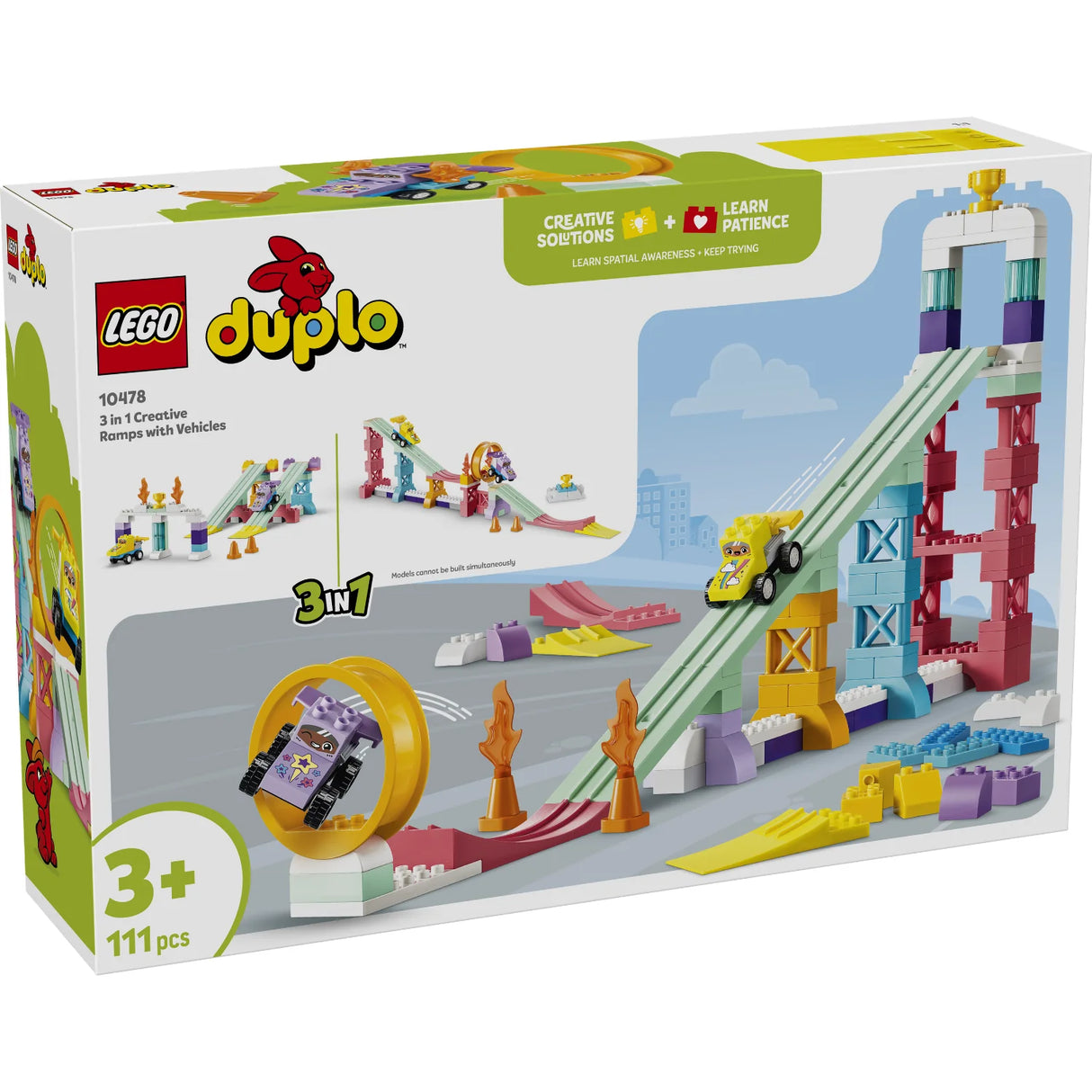 LEGO Duplo - 3 in 1 Creative Ramps with Vehicles