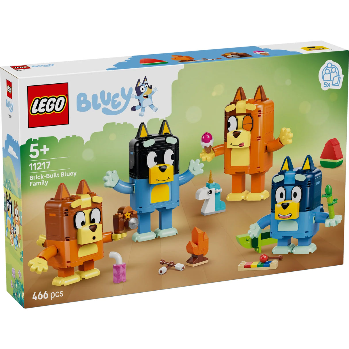 LEGO Bluey - Brick-Built Bluey Family