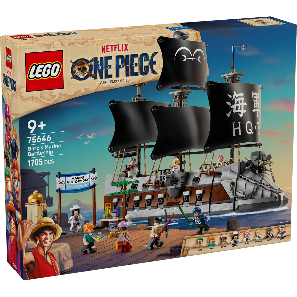 LEGO One Piece - Garp's Marine Battleship