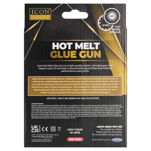 Hot Melt Mini Glue Gun - Golden