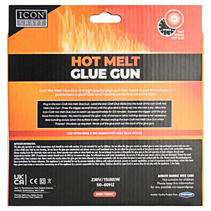 Icon Craft Hot Melt Large Glue Gun - Black