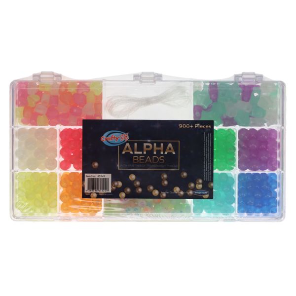 Crafty Bitz Storage Box 900 Alpha Bead Set