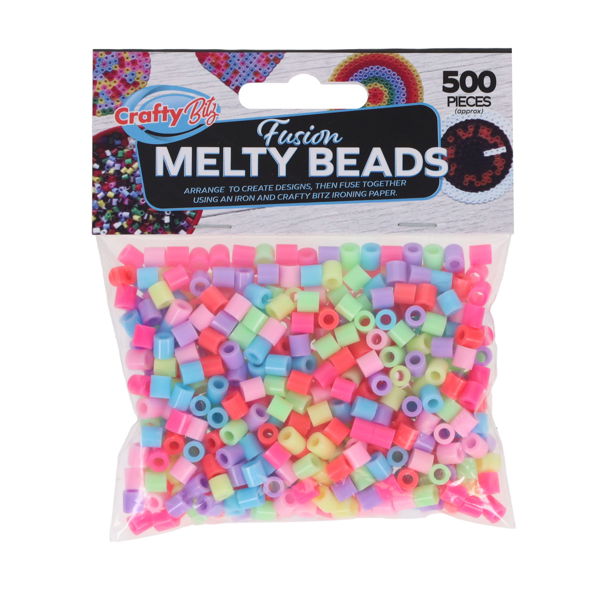 Fusion Melty Beads - Pastel Mix (Pk.500)