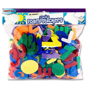 Squishy Foam Stickers - Letters & Numbers