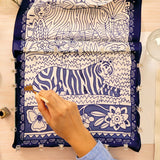 Djeco Atelier Silk Painting Scarf Kit - Felines