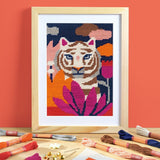 Djeco Atelier Needlepoint Kit - Wild Cat