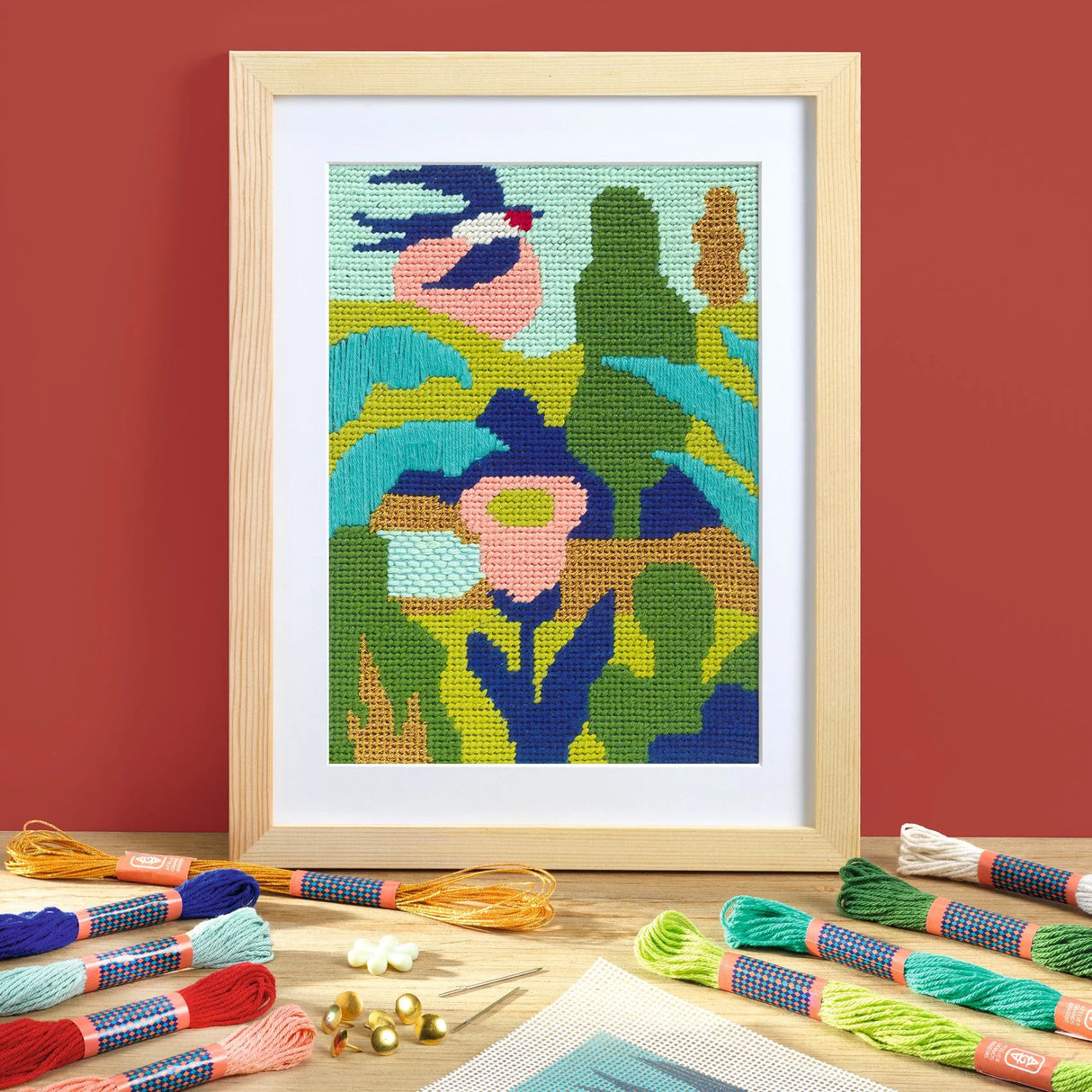 Djeco Atelier Needlepoint Kit - Countryside