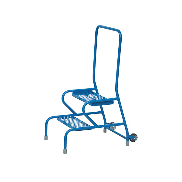 Fort Stable Steps 2 Step with Handrail and Wheels Painted GS3112M