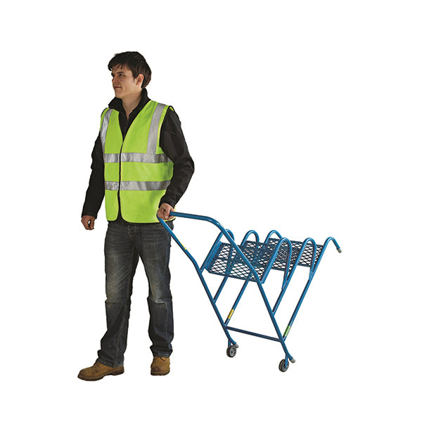 Fort Stable Steps 3 Step with Handrail and Wheels Painted GS3112M