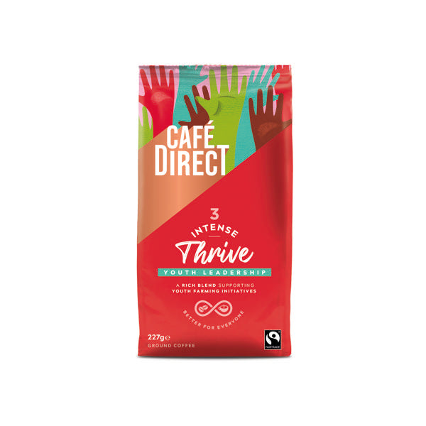 Cafedirect Intense Roast Ground Coffee 227g FCR0003