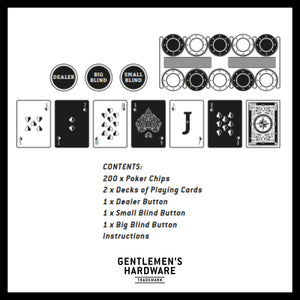 Gentlemen's Hardware Texas Hold 'em  Poker in a Tin Game