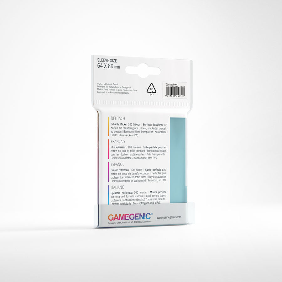 Gamegenic Thick Card Inner Sleeves (50 Pack)