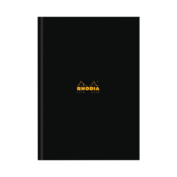Rhodia Business A4 Book Casebound Hardback 192 Pages Black (Pack of 3) 119230C