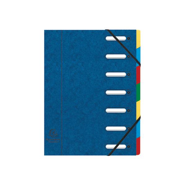 Exacompta Harmonika 7-Part File A4 Blue 55072E