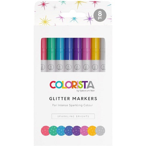 Colorista - Glitter Marker - Sparkling Brights 8pc