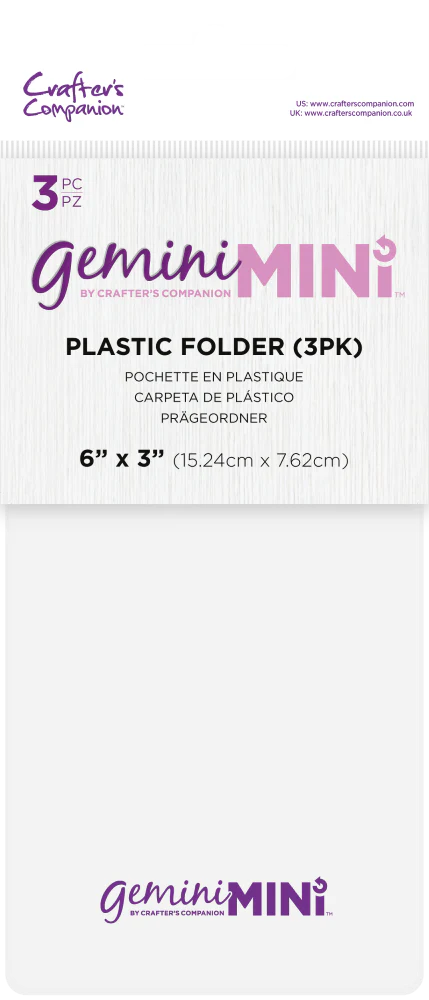 Gemini Mini Accessories - Plastic Folder (3 Pack)