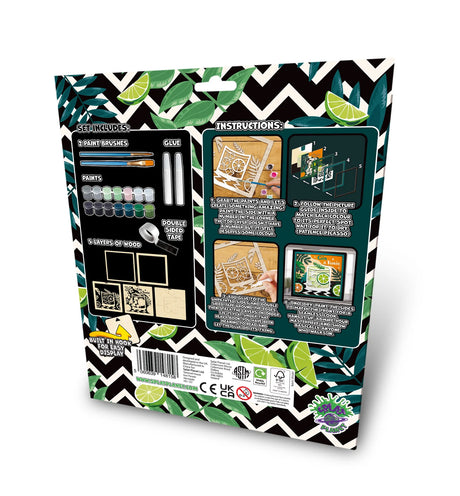 Splat Planet Wood Art Kit - Gin & Tonic