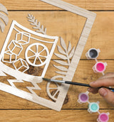 Splat Planet Wood Art Kit - Gin & Tonic