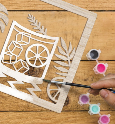 Splat Planet Wood Art Kit - Gin & Tonic