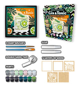 Splat Planet Wood Art Kit - Gin & Tonic