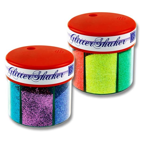 Glitter Shakers - Neon Colours (6 Pieces)