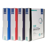 A4 100 Pocket Display Book (Assorted Colours)