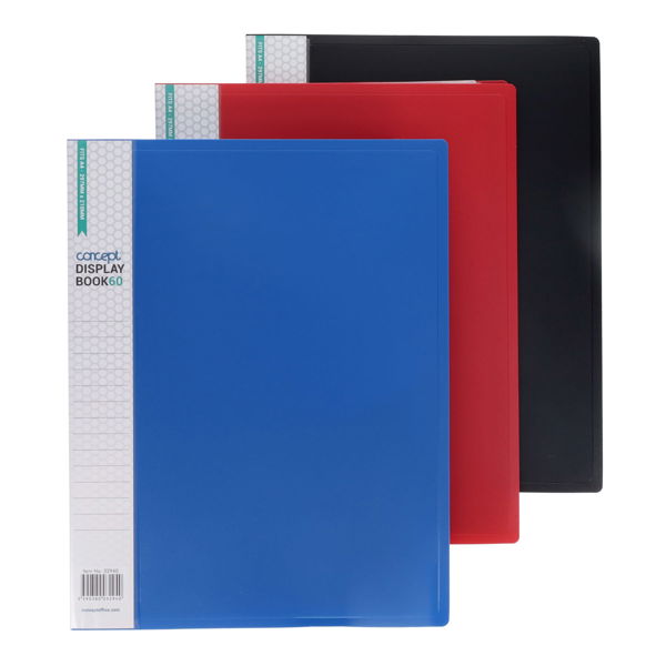 Concept A4 60 Pocket Display Book (Assortment)