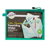 Premto Pastel B5 Extra Durable Expanding Mesh Wallet (Assortment)