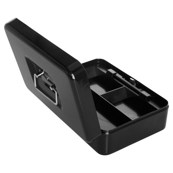 Concept 10" Metal Cash Box Black