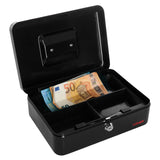 Concept 10" Metal Cash Box Black