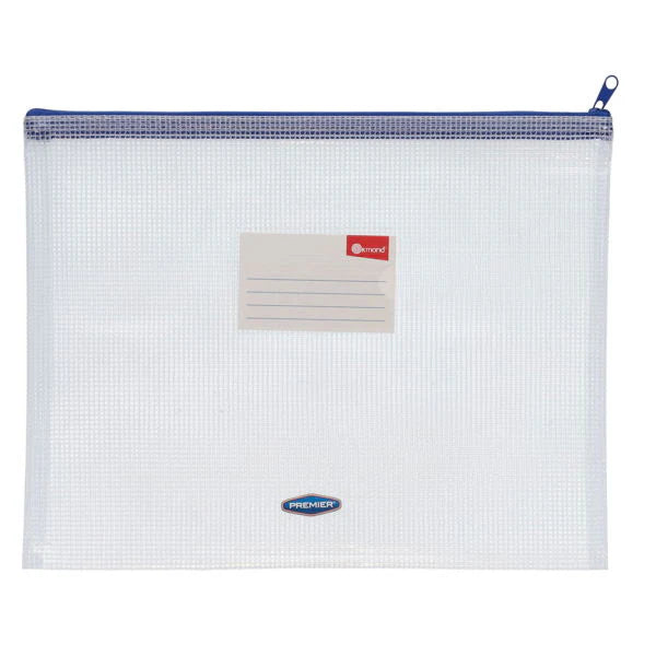 Ormond A4+ Durable Mesh Storange Wallet - Clear