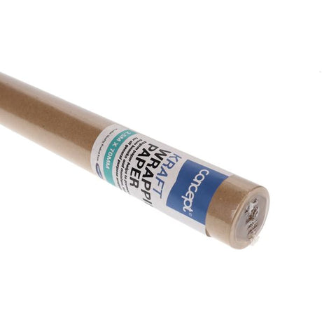 Concept Kraft Brown Wrapping Paper Roll