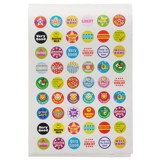 Clever Kidz Pad 1000+ Reward Stickers