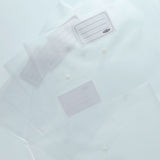 Concept A4 Button Document Wallets - Clear (5 Pack)
