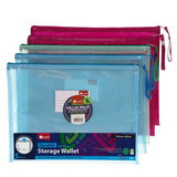 Ormond A4+ Mesh Wallets - Assortment (5 Pack)